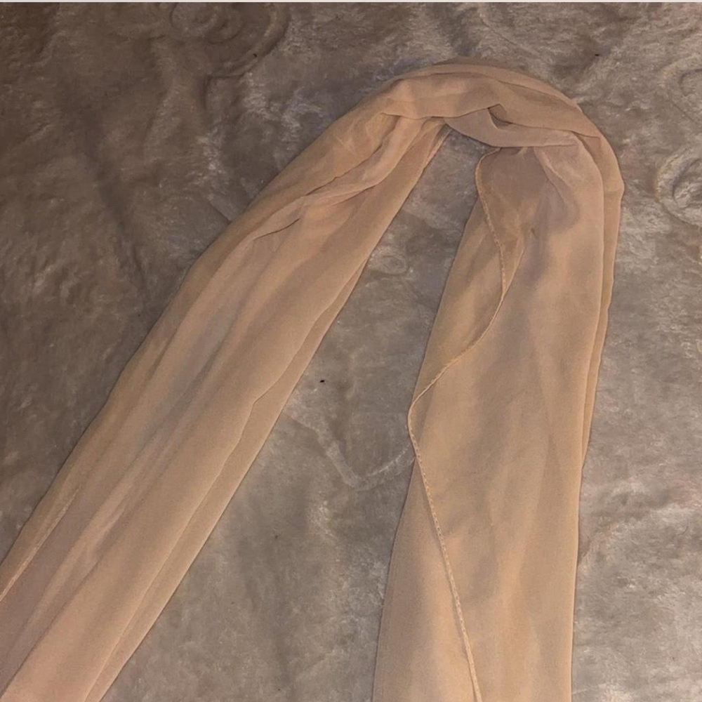 Khaki/tan chiffon hijab